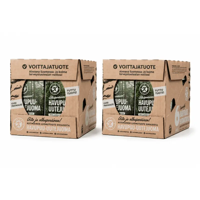 Karin Havupuu-Uutejuoma Luomu 2 x 6-pack (12 x 500 ml), Säästöpakkaus