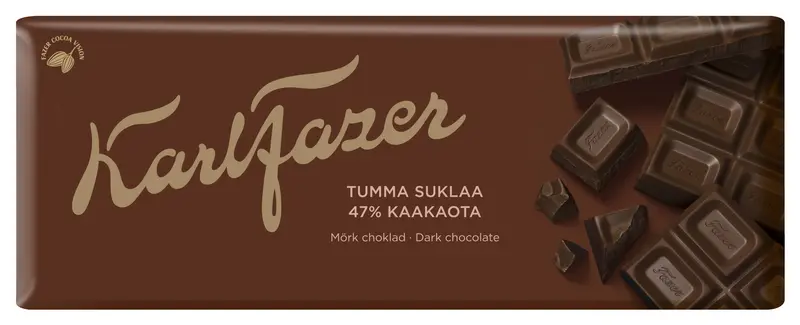 Karl Fazer tumma suklaalevy 180g