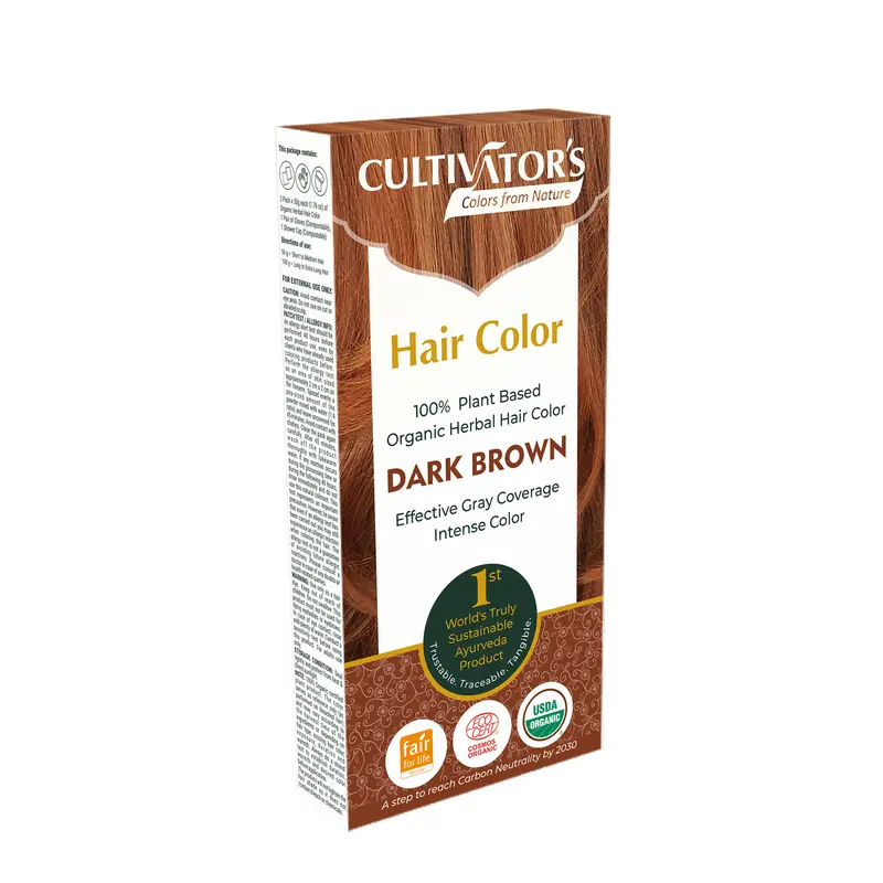 Kasviväri Dark Brown (Hiusväri) 100 g