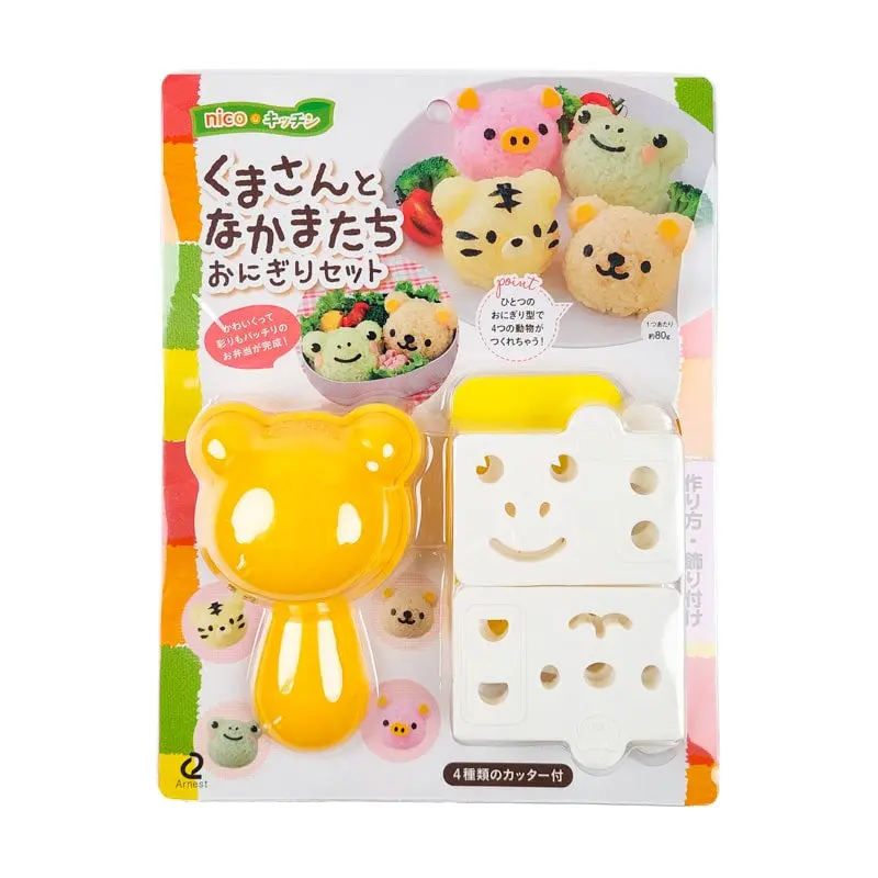Kawaii-eläin onigiri-muotti