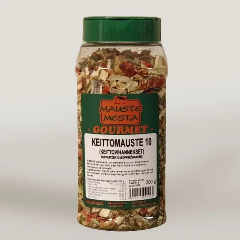 Keittomauste 10 purkki 200g