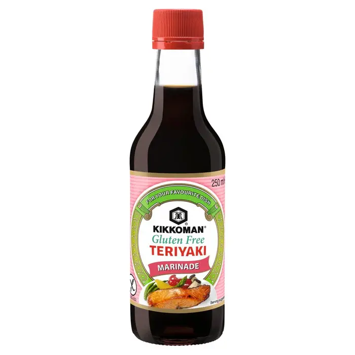 KIKKOMAN, TERIYAKI GLUTEN FREE MARINADE & SAUCE 250ML