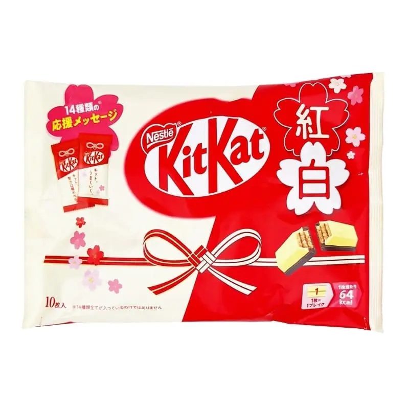 KitKat Mini tuplatupla valkoinen ja maitosuklaa