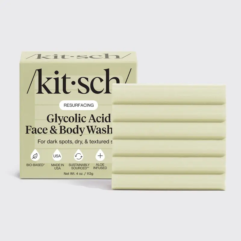 Kitsch Glycolic Acid Exfoliating Face and Body Wash