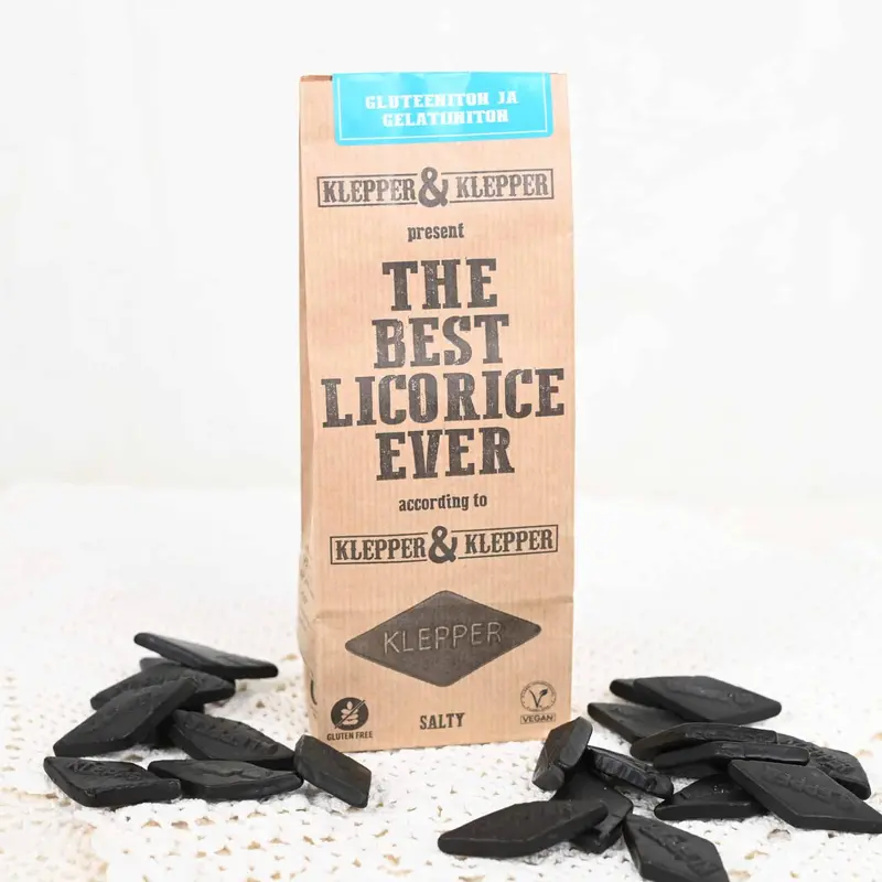 Klepper & Klepper Gluteeniton Lakritsi Salty