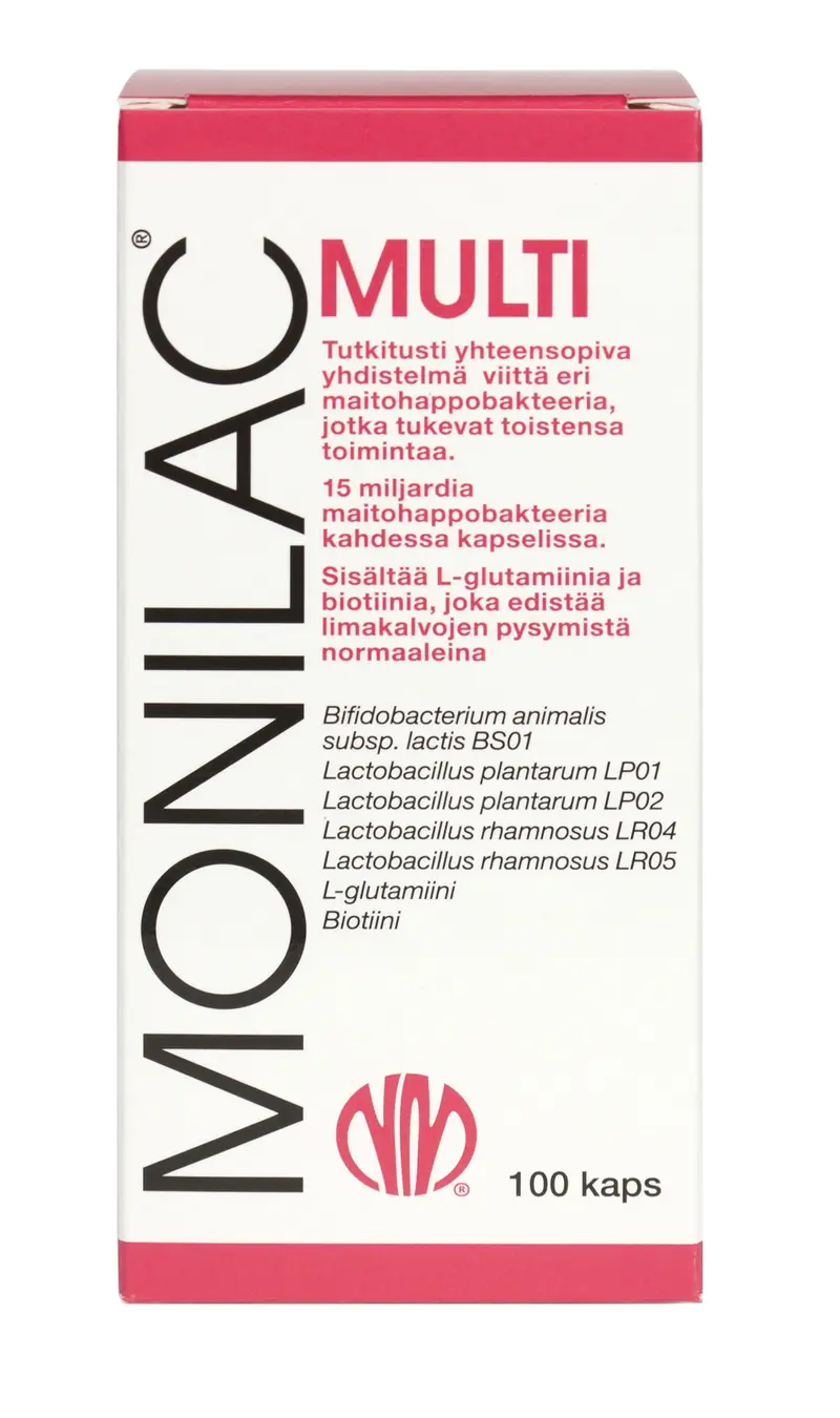 Koko perheen maitohappobakteeri - Monilac, Multi, 100 kpl, 100 g