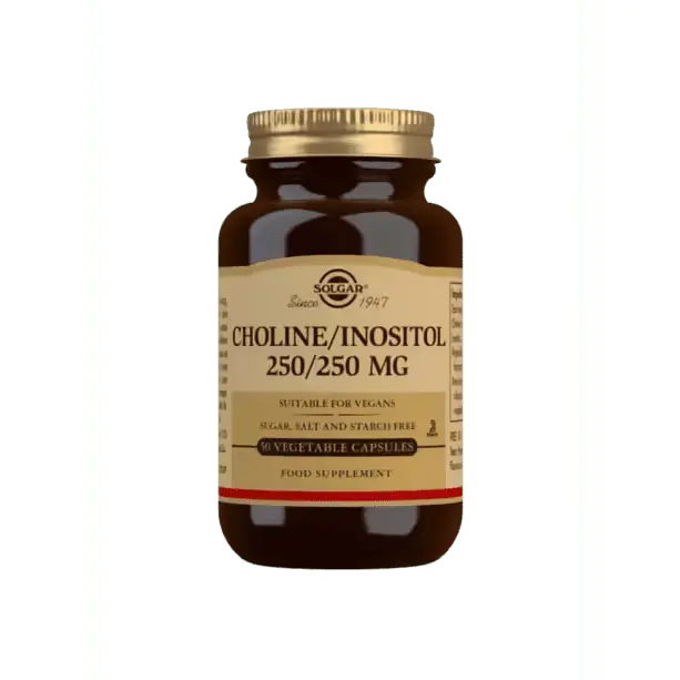 Koliini 250 mg-Inositoli 250 mg 50 kaps, Solgar