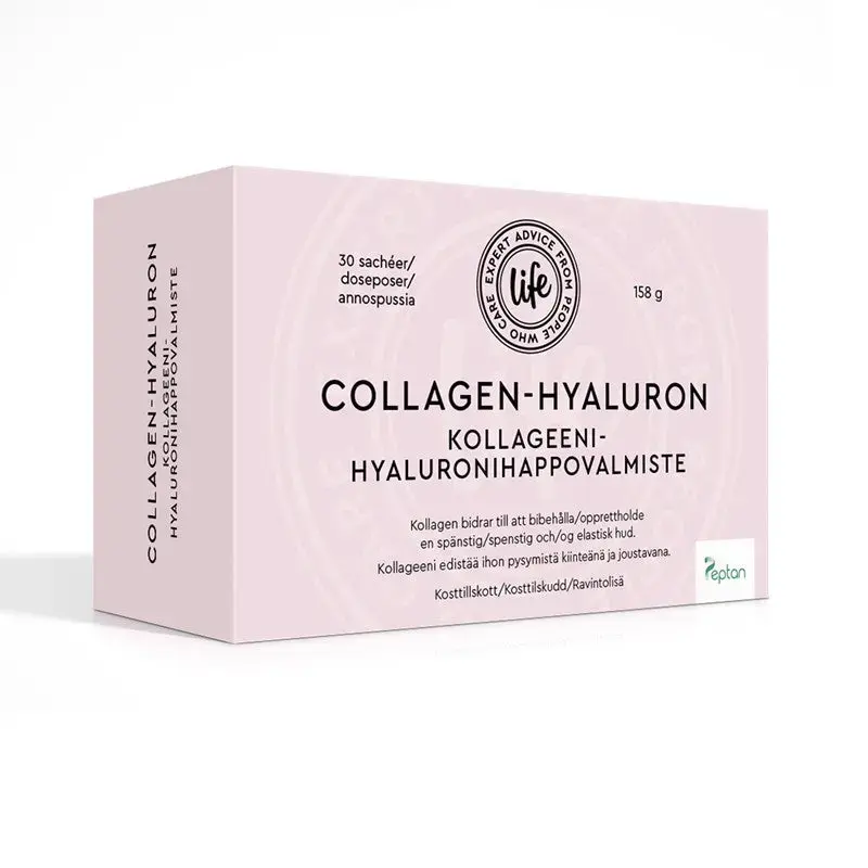 Kollageeni - Hyaluronihappovalmiste, 30 pss