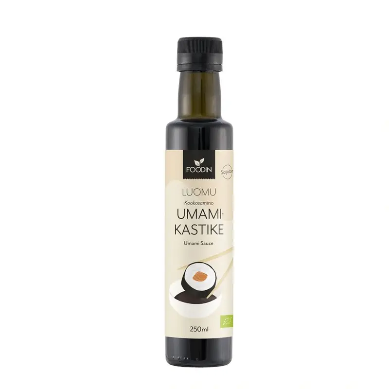 Kookosamino-umamikastike, coconut aminos, 250 ml