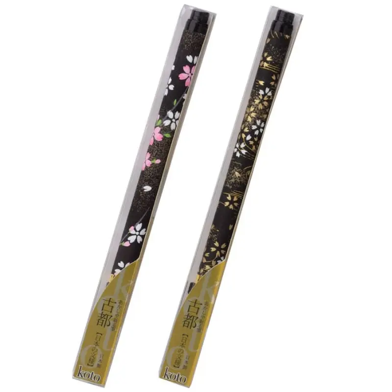 Koto Paintbrush Musta Washi Paperin kahva