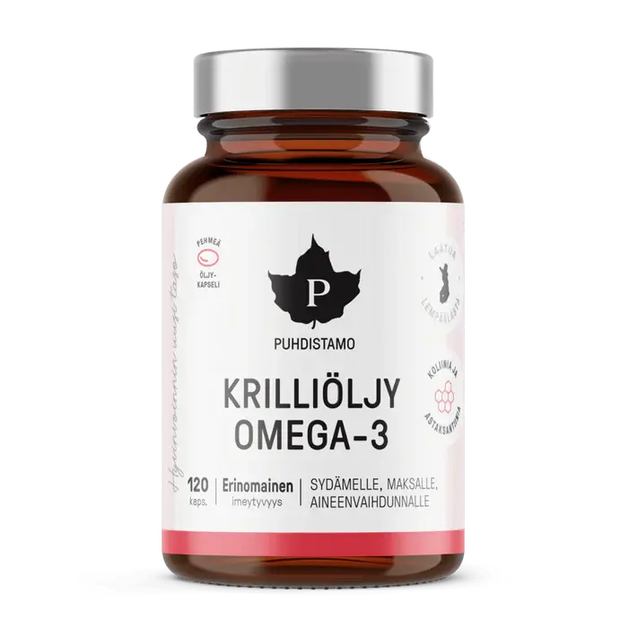 Krilliöljy Omega-3 120kps