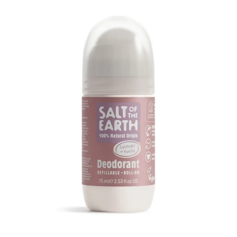 Kristallisuoladeo, Roll-on Laventeli & Vanilja, 75 ml