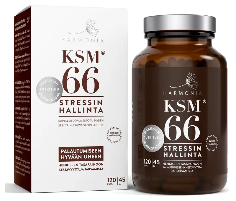 KSM66-ashwagandhakapselit, 45 g