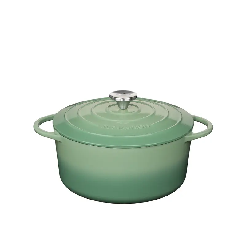 Küchenprofi Provence valurautapata pyöreä 26 cm/5,3 l jade