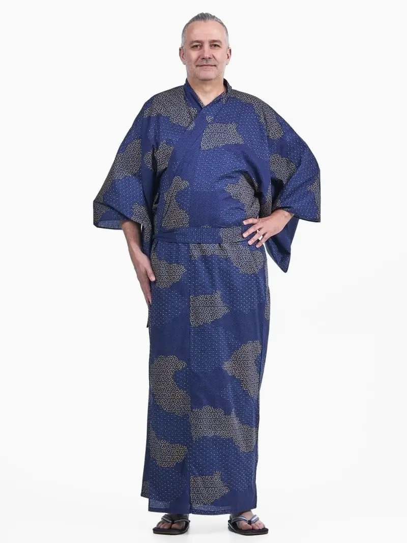 Kumo Miesten Yukata Kimono