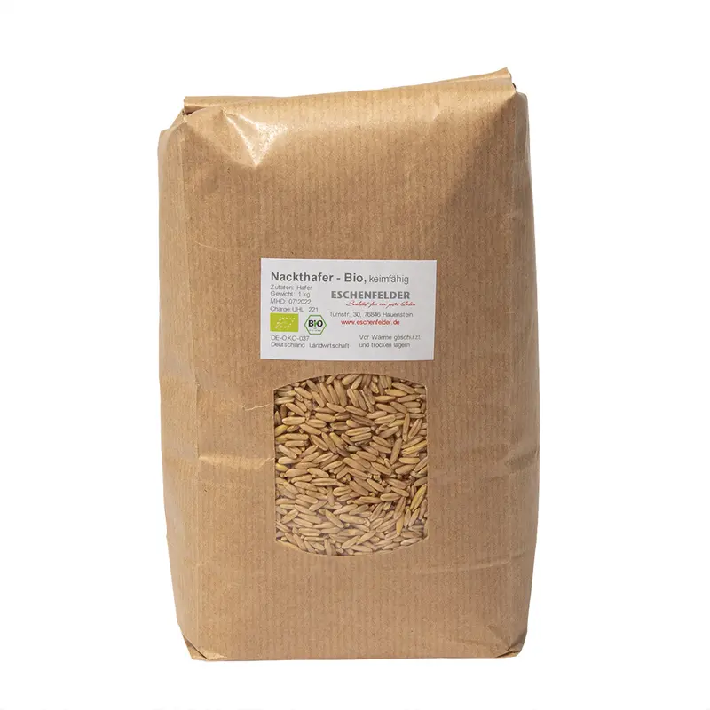 Kuoreton kaura siemenet luomu 1 kg