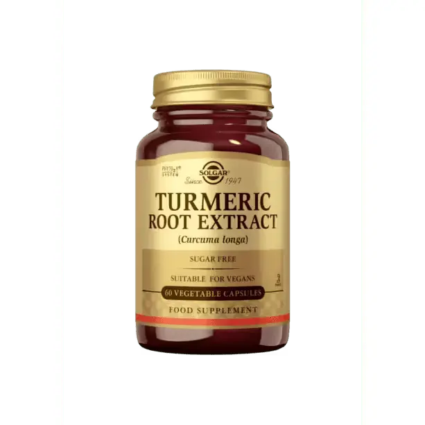Kurkumiiniuute (Turmeric Root Extract) 60 kaps, Solgar