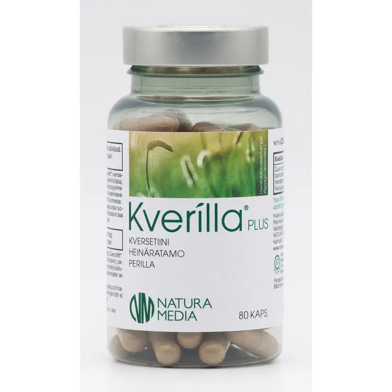 Kverilla Plus Kversetiini plantago perilla 80kpl, Natura Media