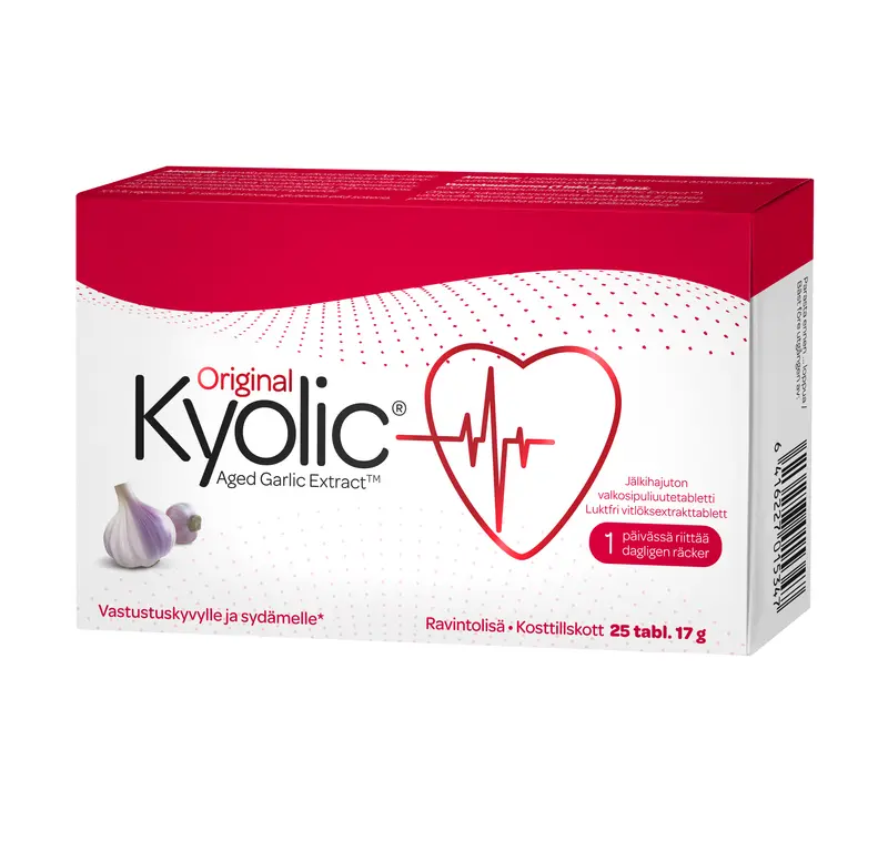 Kyolic-valkosipulitabletit, 17 g