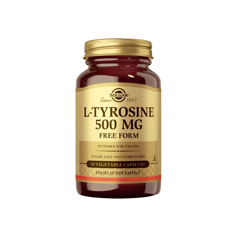 L-Tyrosiini 500mg 50 kaps, Solgar