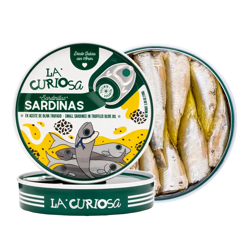 La Curiosa sardiinit tryffeliöljyssä