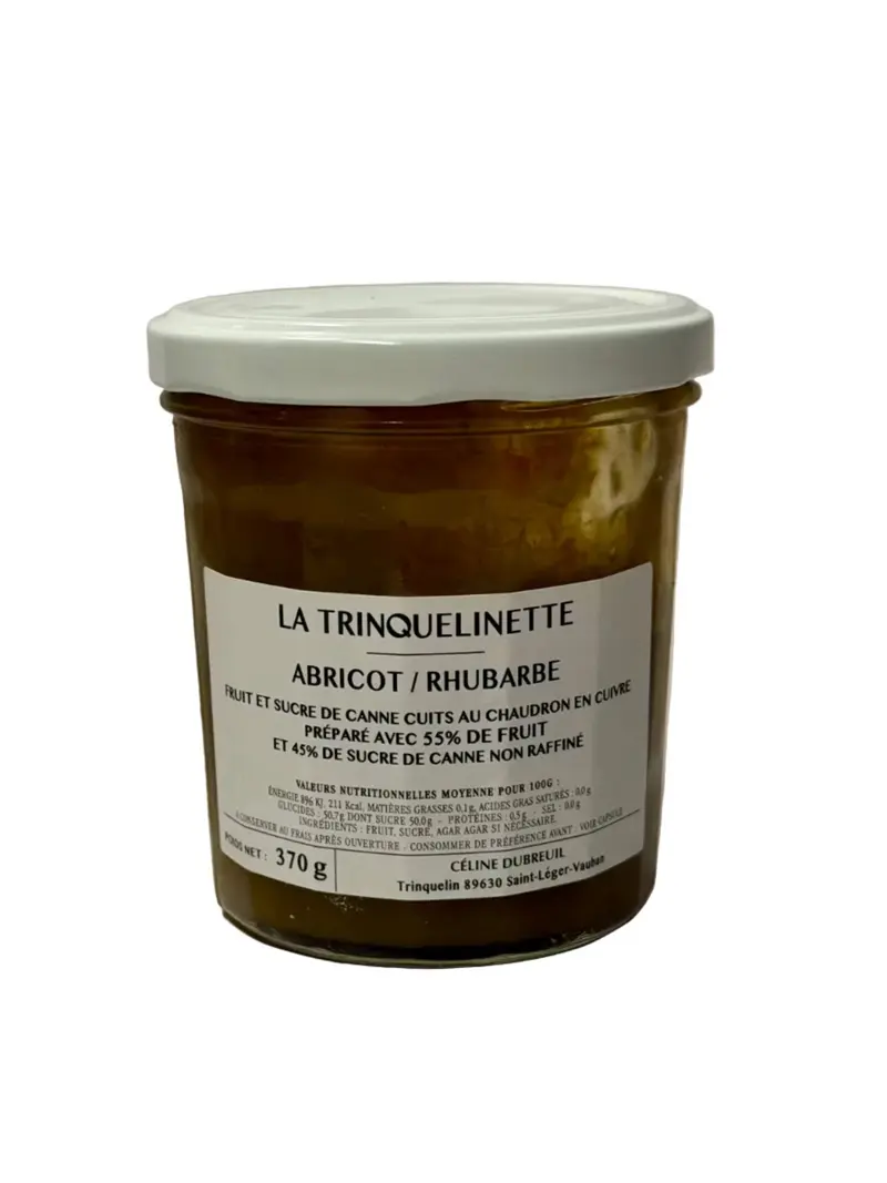 La Trinquelinette Aprikoosi- ja raparperihillo