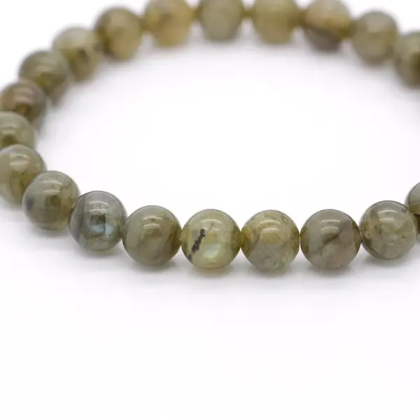 Labradoriitti-rannekoru 8 mm | Madagaskar