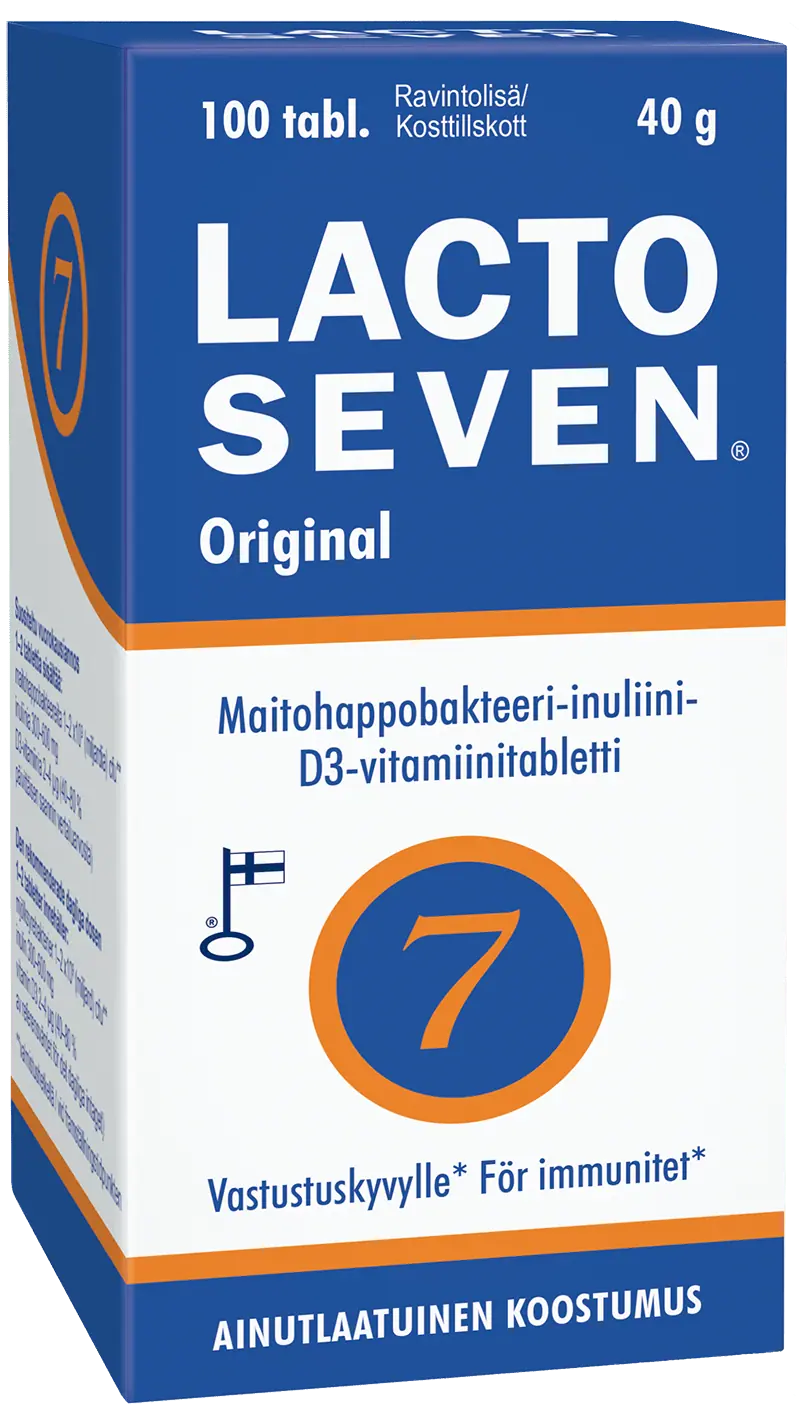 Lacto Seven 100 tabl. - Maitohappobakteeri