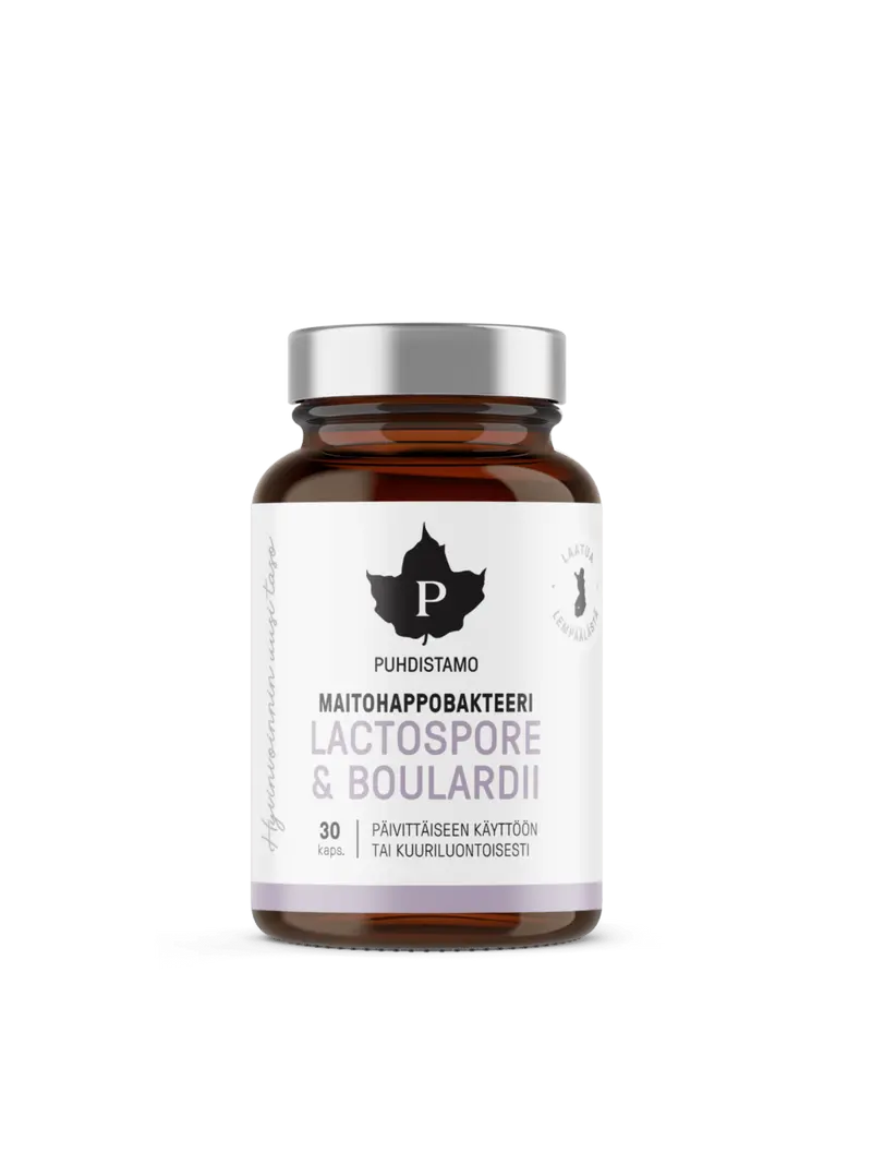 LactoSpore® & Boulardii Maitohappobakteeri - 30 kaps