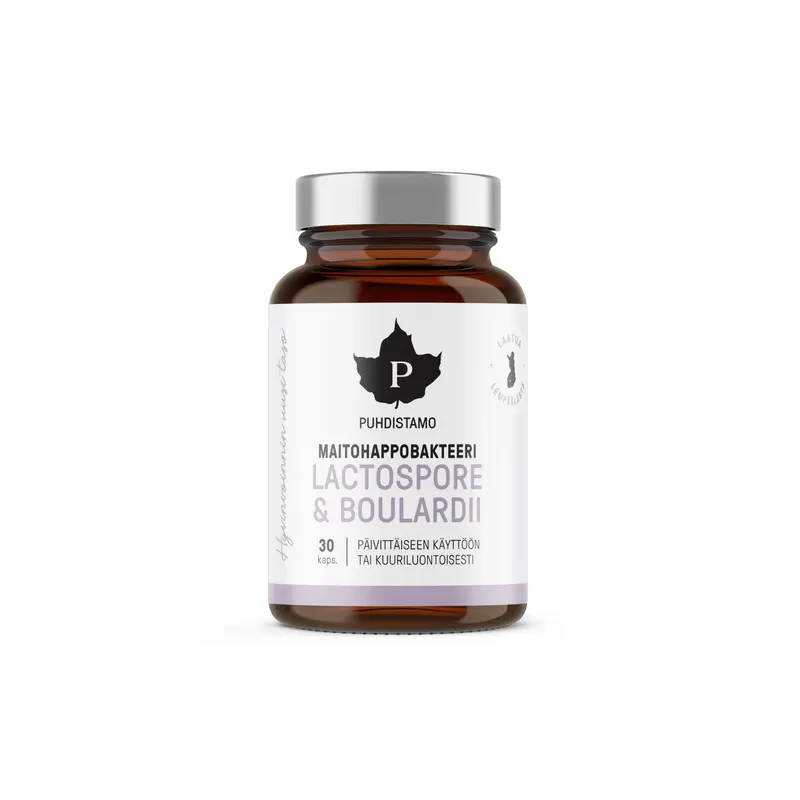 LactoSpore® & Boulardii, maitohappobakteeri 30 kpl