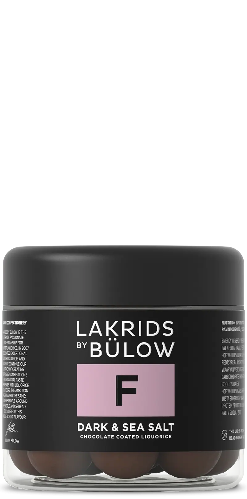 Lakrids F Dark & Sea Salt 115g