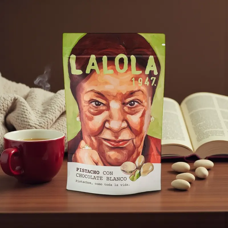 LALOLA Pistaasit & Valkosuklaa 80g
