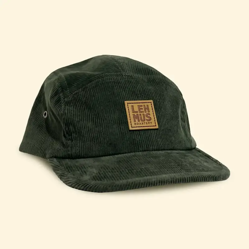 Lehmus Roasteryn lippis, samettinen, 5-panel