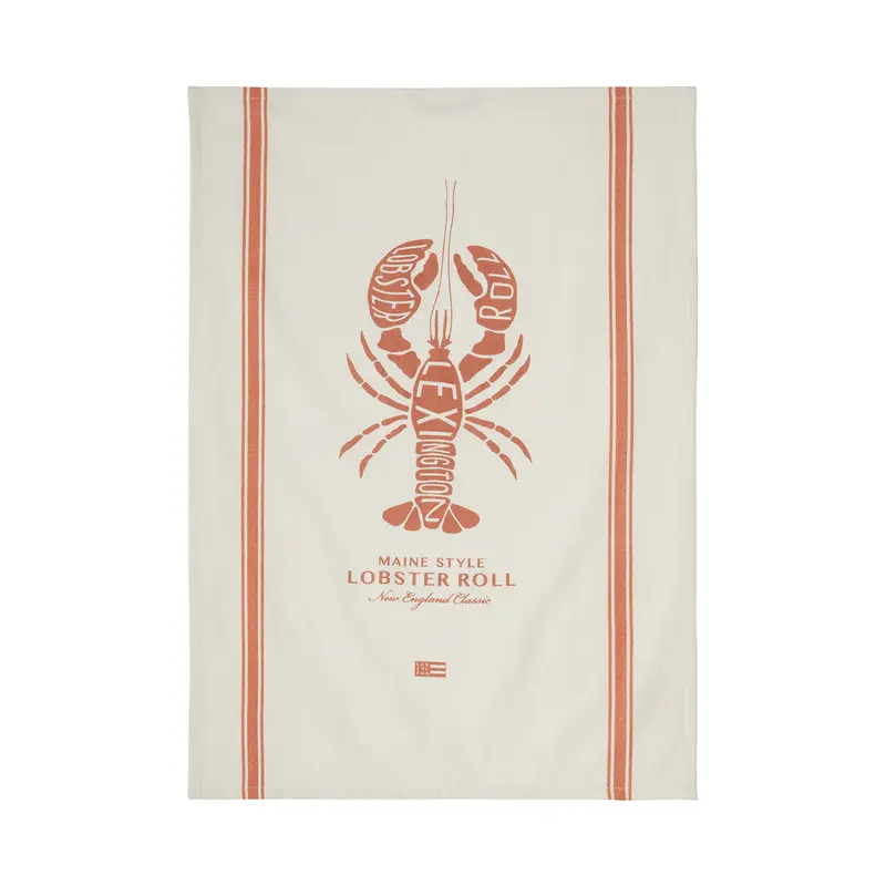 Lexington merellinen keittiöpyyhe luomupuuvillaa 50*70cm, terrakotta