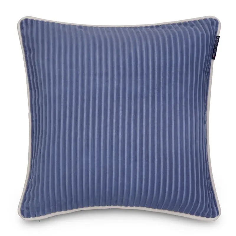 Lexington vakosametti tyynynpäällinen luomupuuvillaa 50*50cm, sininen