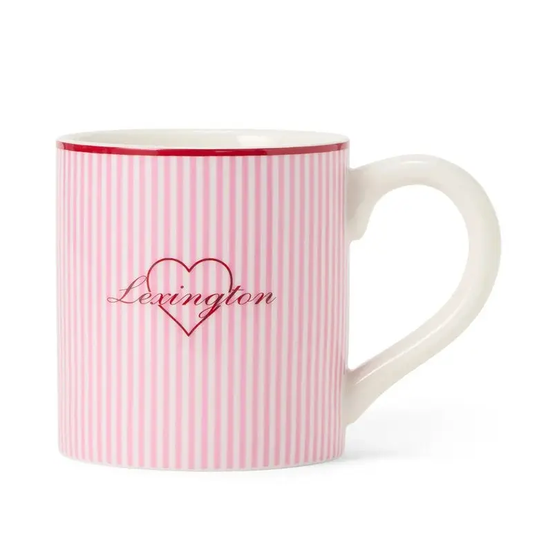 Lexington ystävänpäivämuki, valkoinen/pinkki/punainen