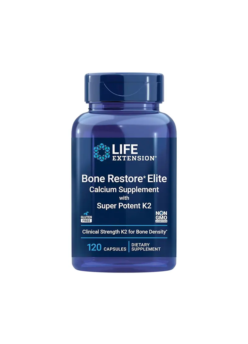 Life Extension Bone Restore Elite with Super Potenet K2 120 Kapselit