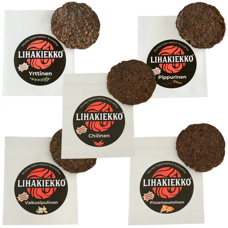 Lihakiekkopaketti 5 kpl