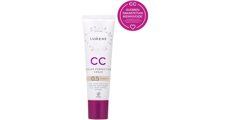 Lumene CC Color Correcting Meikkivoide SK20 0.5 Light 30 ml