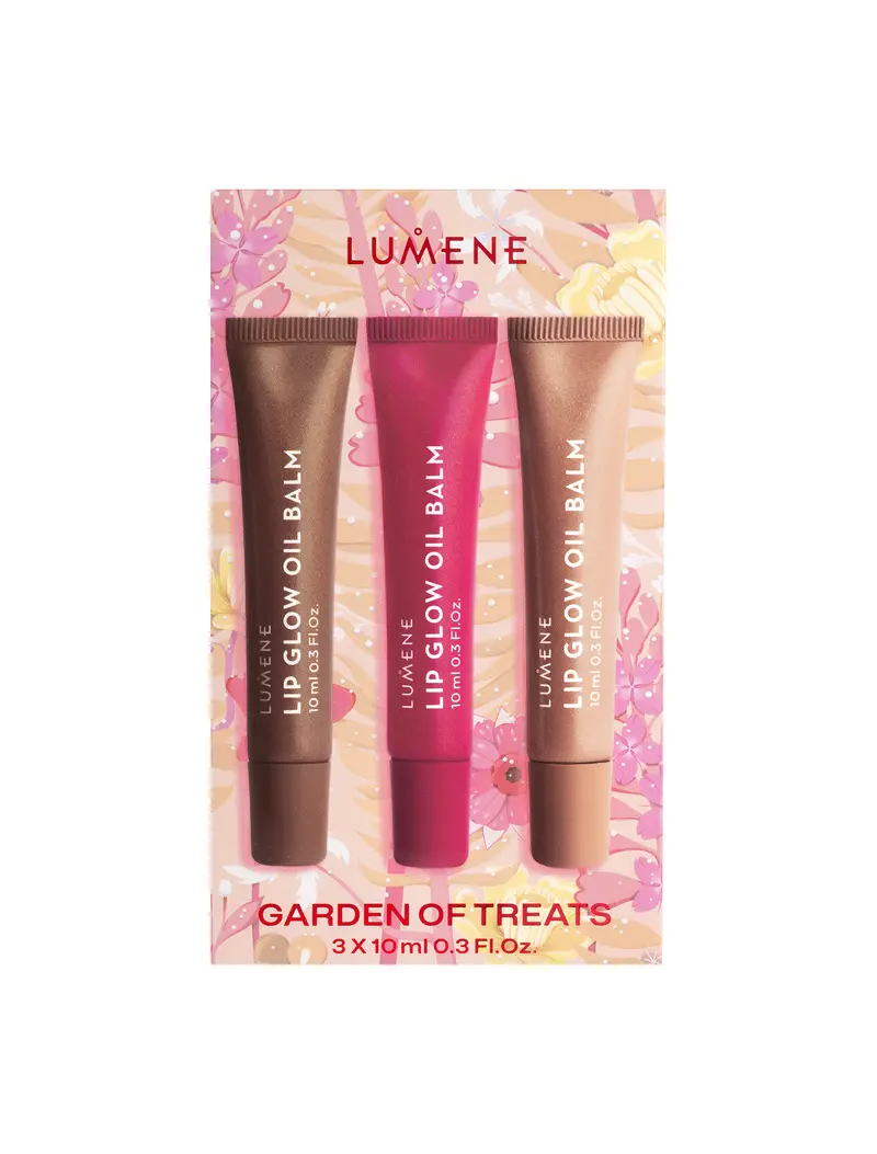 Lumene LIP GLOW Huuliöljy lahjapakkaus