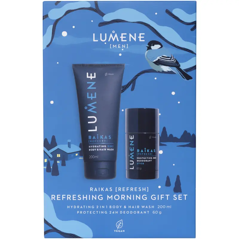 Lumene MEN RAIKAS Virkistävä lahjapakkaus