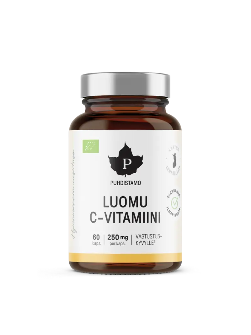 Luomu C-vitamiini - 60 kaps