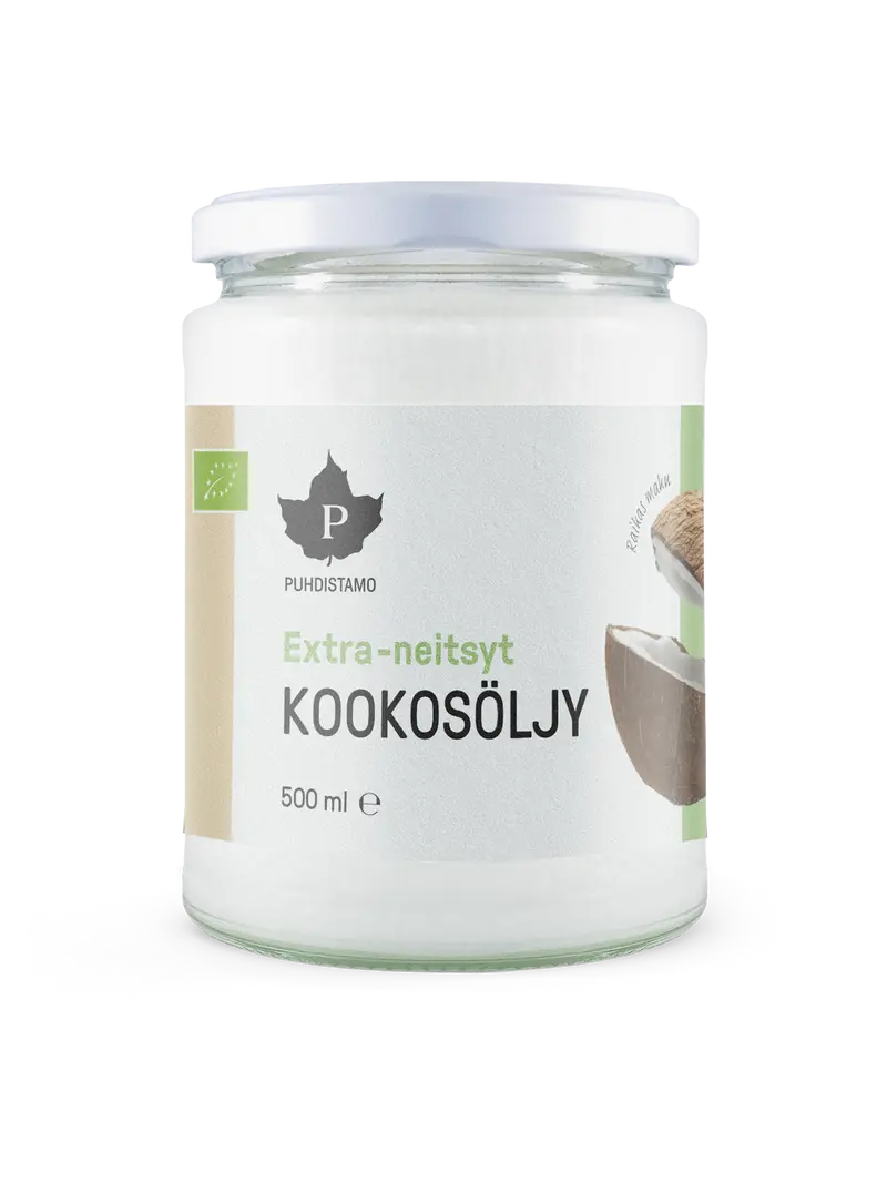 Luomu Extra-neitsytkookosöljy - 500 ml