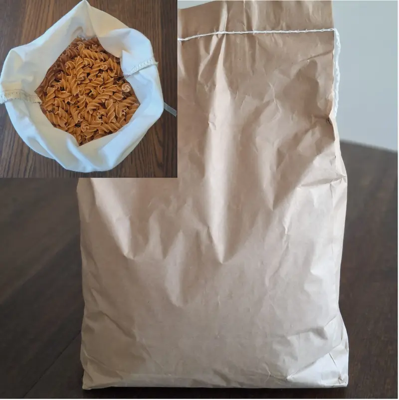 Luomu puolitäysjyvä fusilli pasta 5 kg