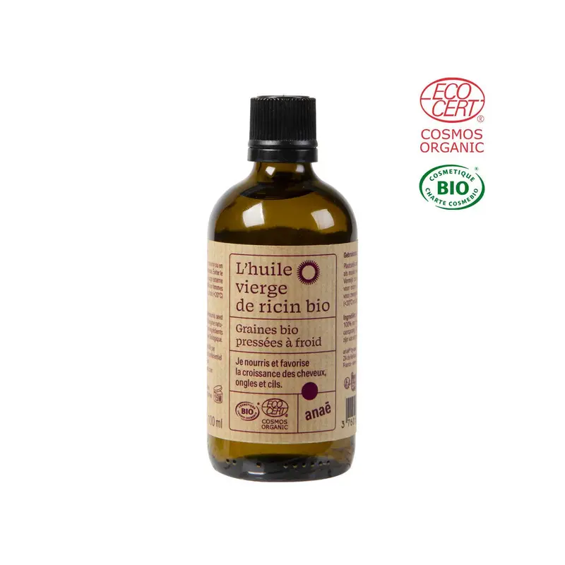 Luomu Risiiniöljy – Kylmäpuristettu (100 ml)