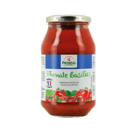Luomu tomaatti-basilikakastike 510g