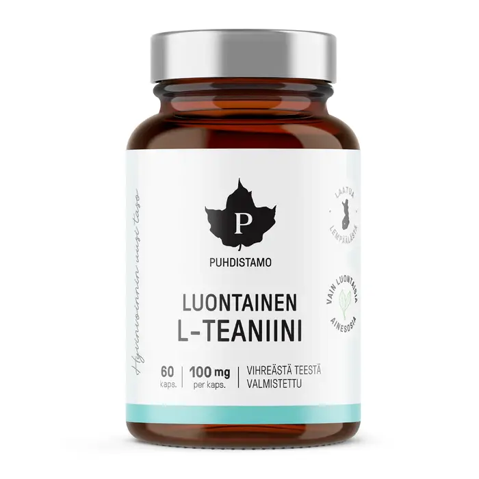 Luontainen L-teaniini 60kps.