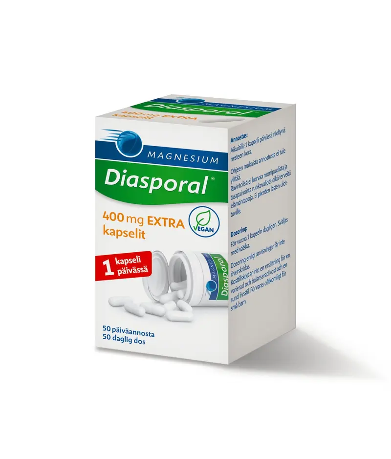 Magnesium Diasporal 400 Extra Kapselit