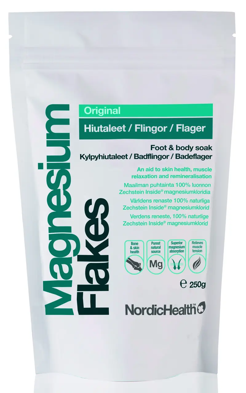 Magnesium-kylpyhiutaleet, 250 g