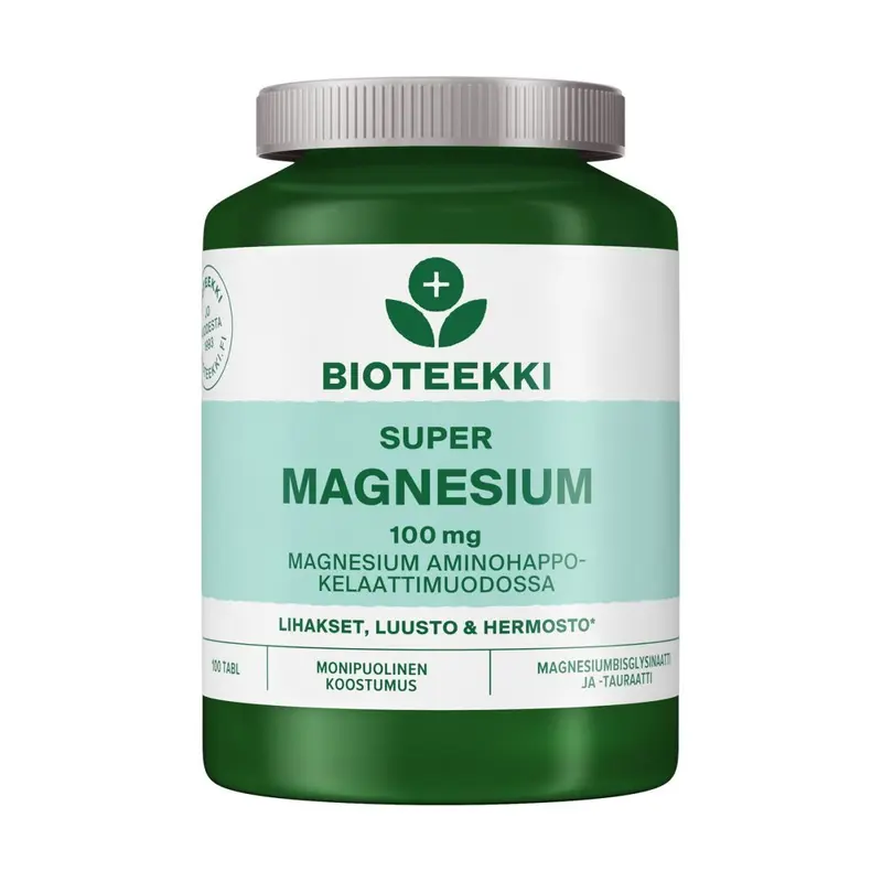 Magnesium Super 100 tabl, Bioteekki